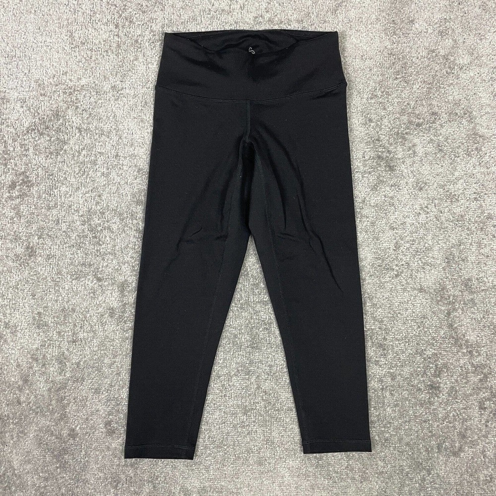 Prana Capri Womens XS Black Pillar Yoga Leggings